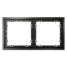 Изображение Рамка пластиковая VOLTUM S70 на 2 поста, (титан)